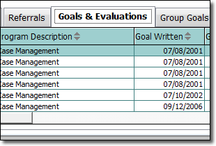 ORS Goal Tracking
